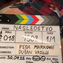 Nasledstvo — on set